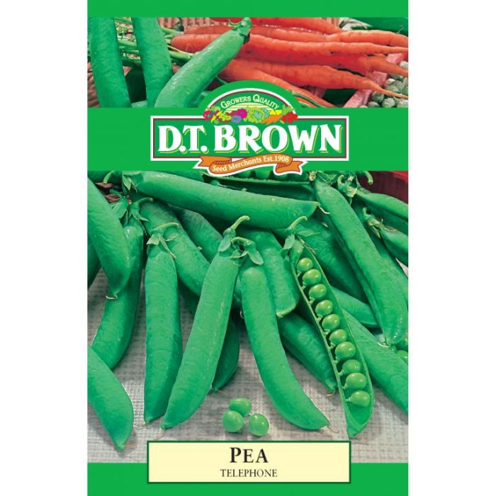 D.T. BROWN PEA TELEPHONE SEEDS all green