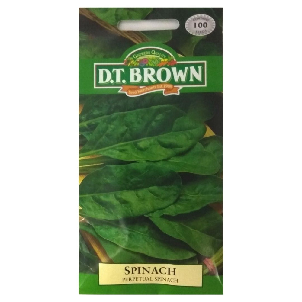 D.T. BROWN SPINACH SEEDS all green