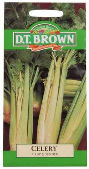 D.T. BROWN CELERY CRISP AND TENDER SEEDS all green