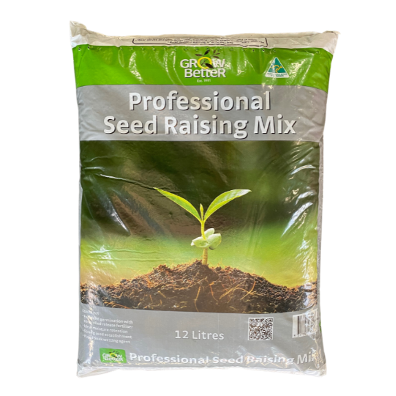 Grow Better Seed Raising Mix - 12 Litre all green