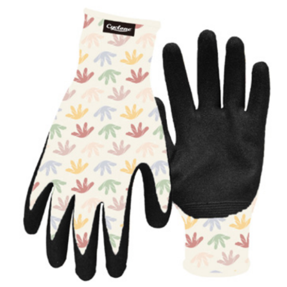 Cyclone Gloves Patterned Coral all green