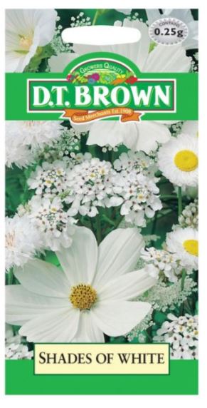 D.T. BROWN SHADES OF WHITE SEEDS all green