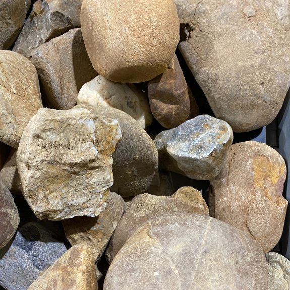 Oversize Eden River Pebbles all green