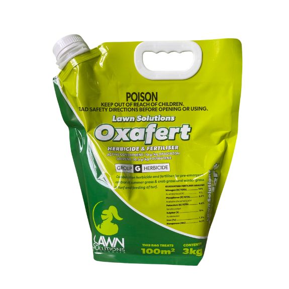 LSA Oxafert Herbicide & Fertiliser 3 kg promo all green
