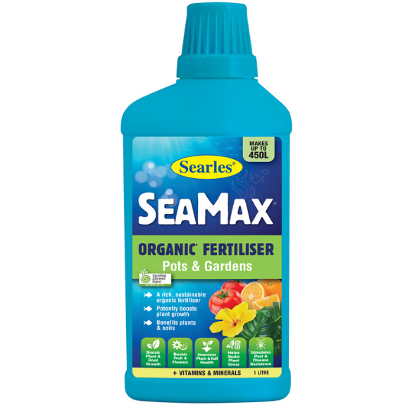 Searles® SEAMAX Organic Liquid Fertiliser Fish & Kelp - 1 Litre all green