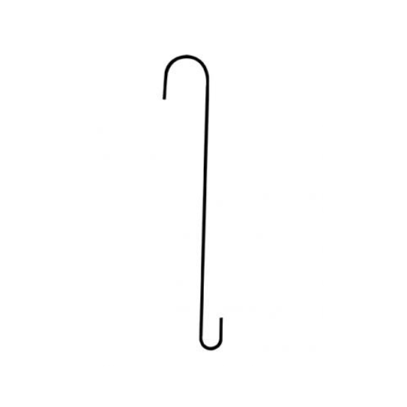 Wire S Hook - 23-60cm all green