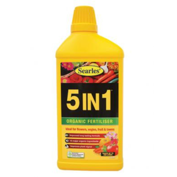 Searles® Organic Liquid Fertiliser 5 in 1 - 1lt all green