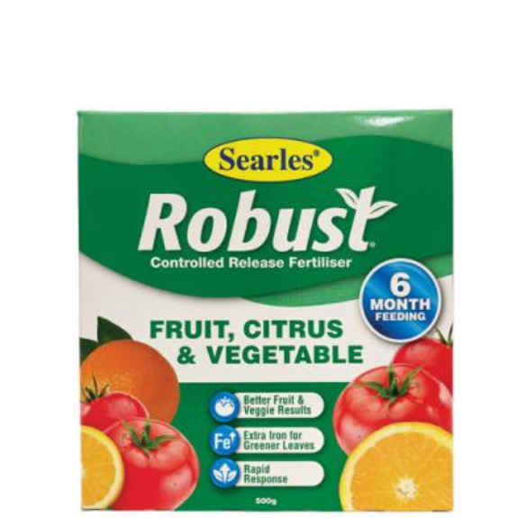 Searles® Robust™ - Fruit, Citrus & Shrub Controlled Release Fertiliser - 500g all green