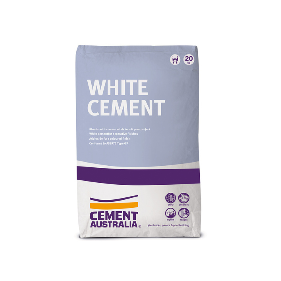 Pure White Cement - 20kg all green