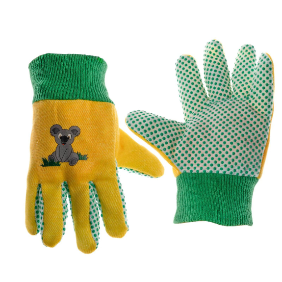 Kids Garden Gloves (Assorted) all green
