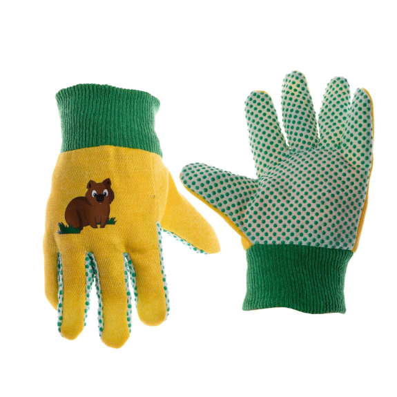 Kids Garden Gloves (Assorted) all green