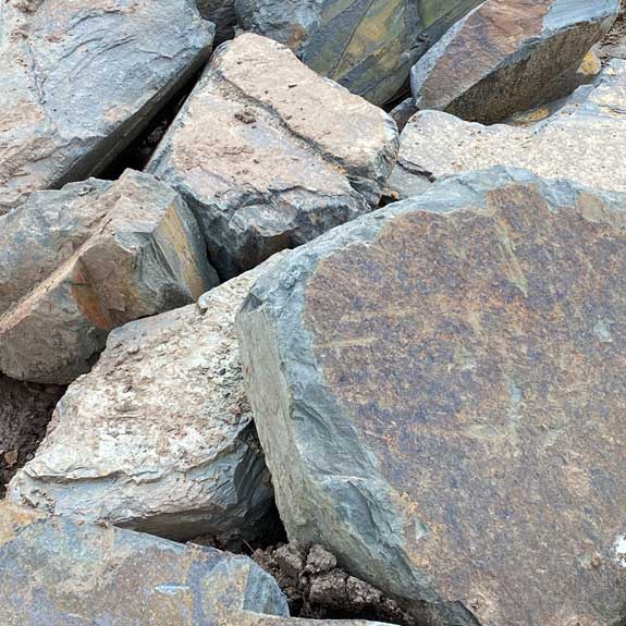 Slate Rocks all green
