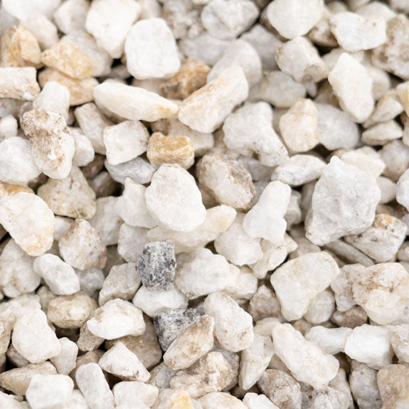 20mm White Ice Pebbles all green
