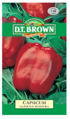 D.T. BROWN CAPSICUM CALIFORNIAN WONDER SEEDS