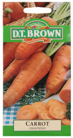 D.T. BROWN CARROT CHANTENAY SEEDS