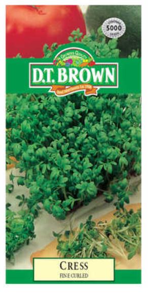 D.T. BROWN CRESS FINE CURLED SEEDS