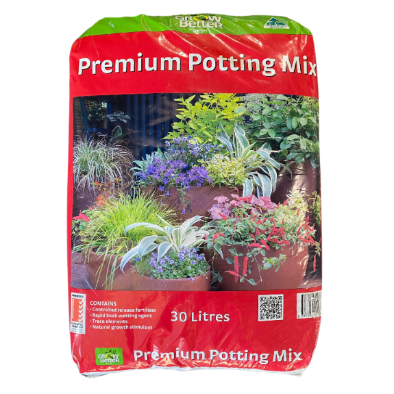 Grow Better Premium Potting Mix - 30 Litre