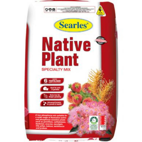 native plant potting mix Searles® Native Plant Specialty Mix- 30 Litre – All Green