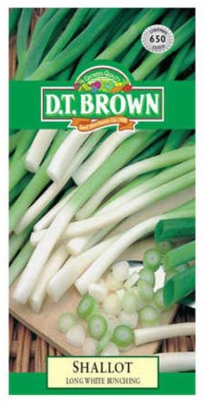 D.T. BROWN SHALLOT LONG WHITE BUNCHING SEEDS