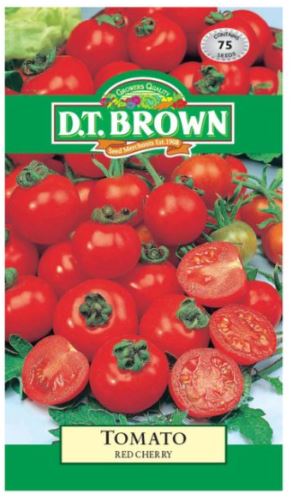 D.T. BROWN RED CHERRY TOMATO SEEDS