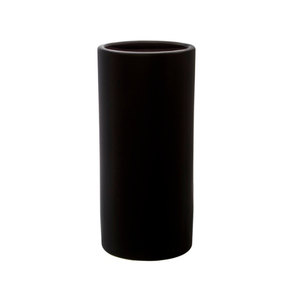 Saxon Cylinder Pot - Black